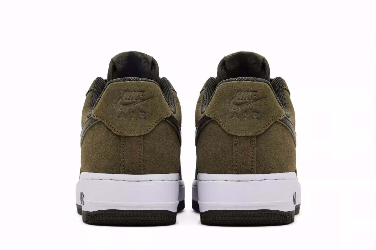 Nike Air Force 1 Medium Olive Cargo Khaki, view 7