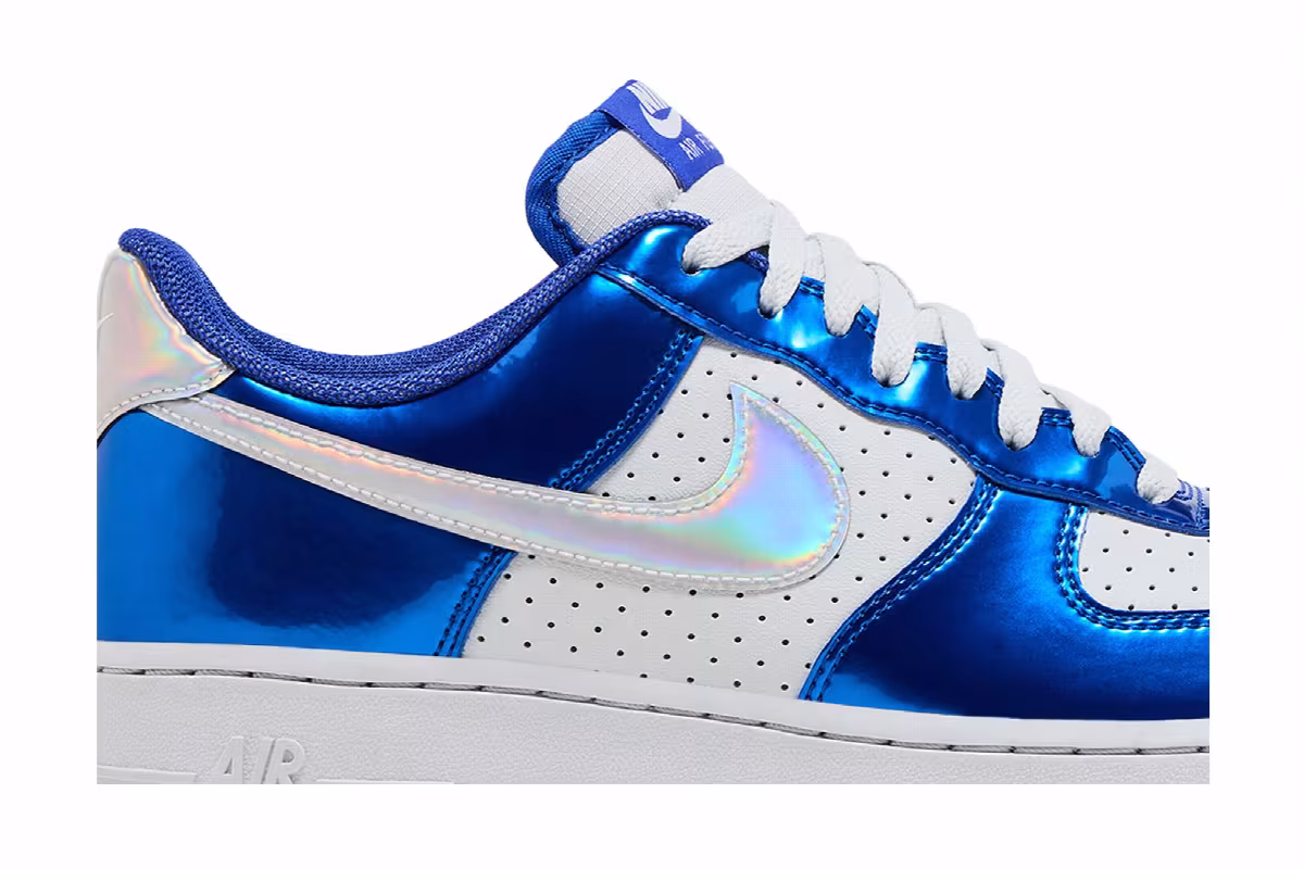 Nike Air Force 1 Light Photo Blue Photon Dust Iridescent, view 3