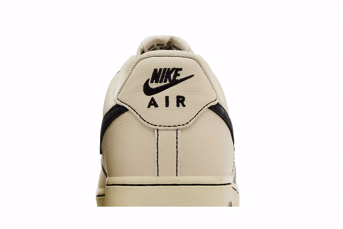 Nike Air Force 1 Light Khaki Black, view 8