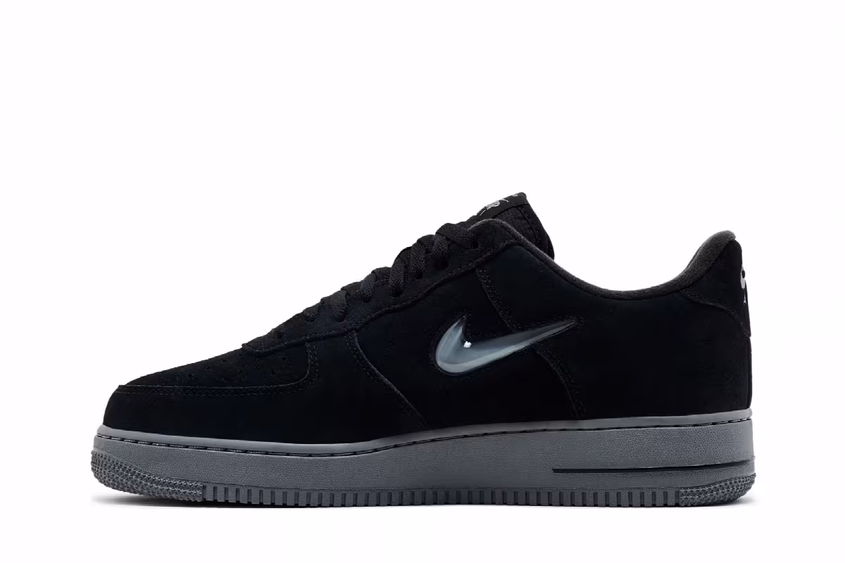 Nike Air Force 1 Jewel Black Cool Grey, view 4