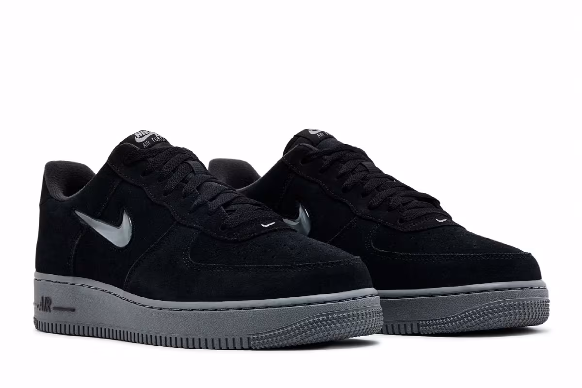Nike Air Force 1 Jewel Black Cool Grey, view 9
