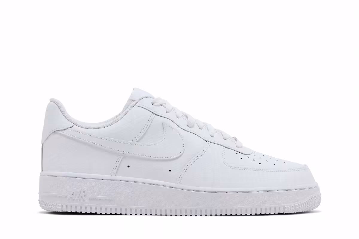 Nike Air Force 1 Carbon Fiber Pack - White, view 2