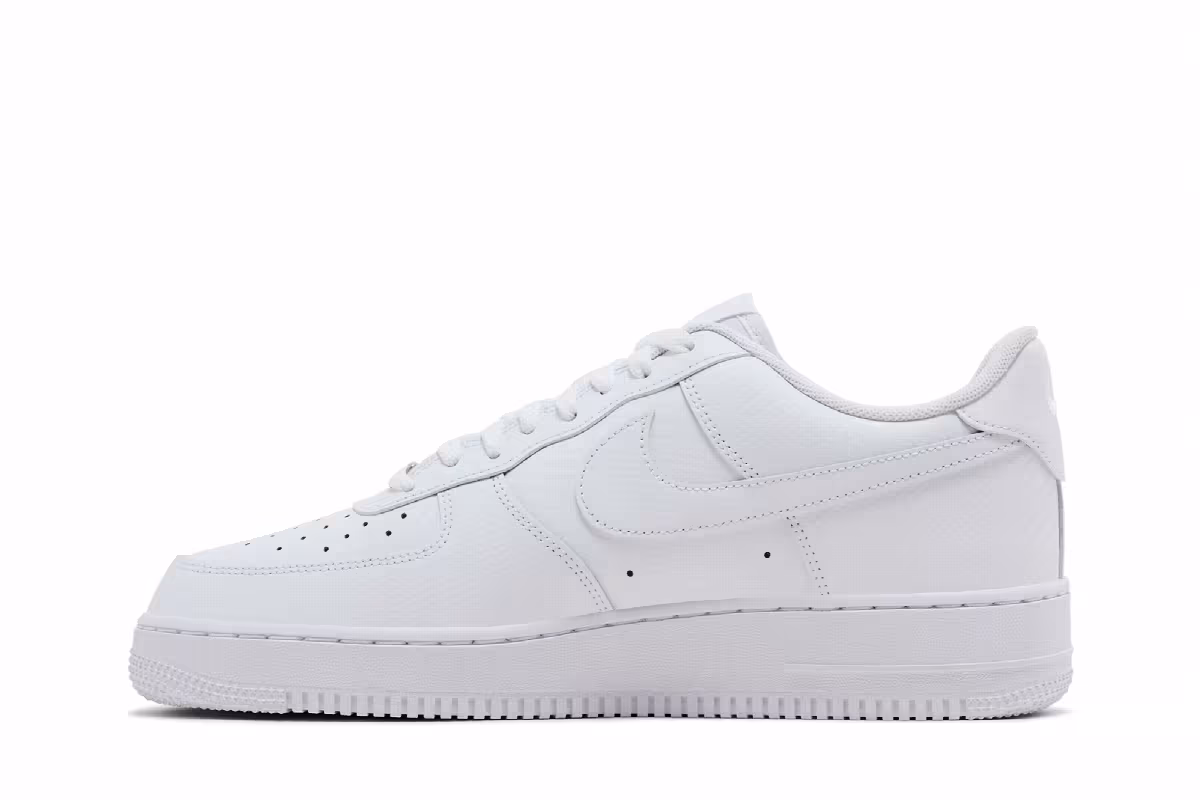 Nike Air Force 1 Carbon Fiber Pack - White, view 4