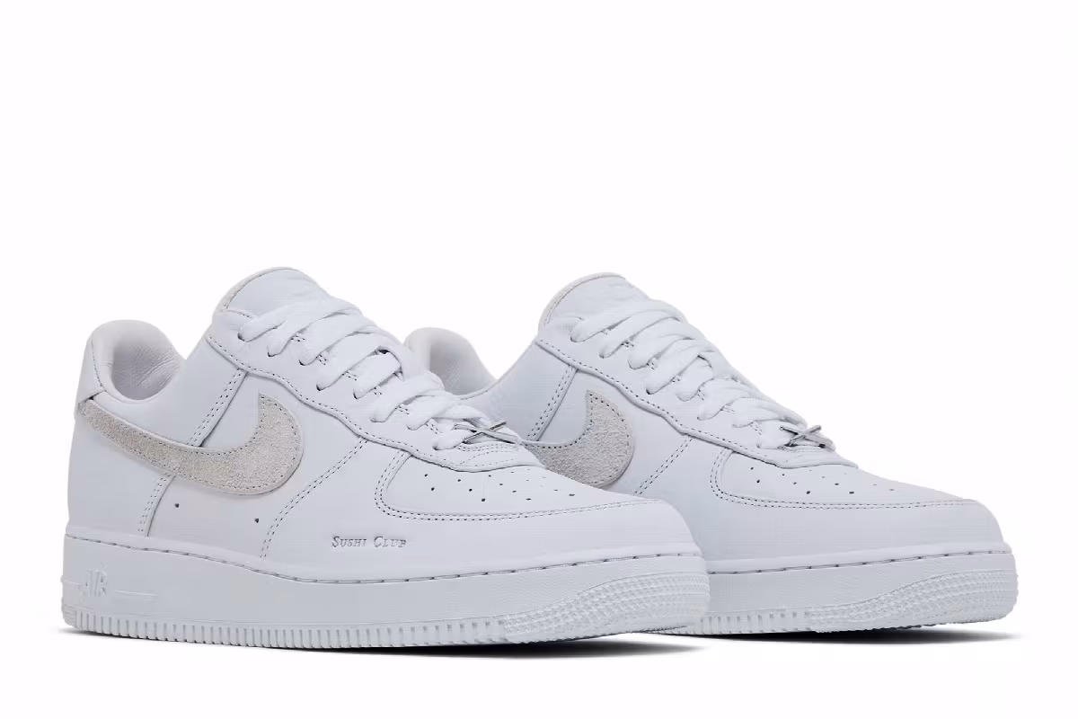 Sushi Club x Nike Air Force 1 Low Summit White, view 9
