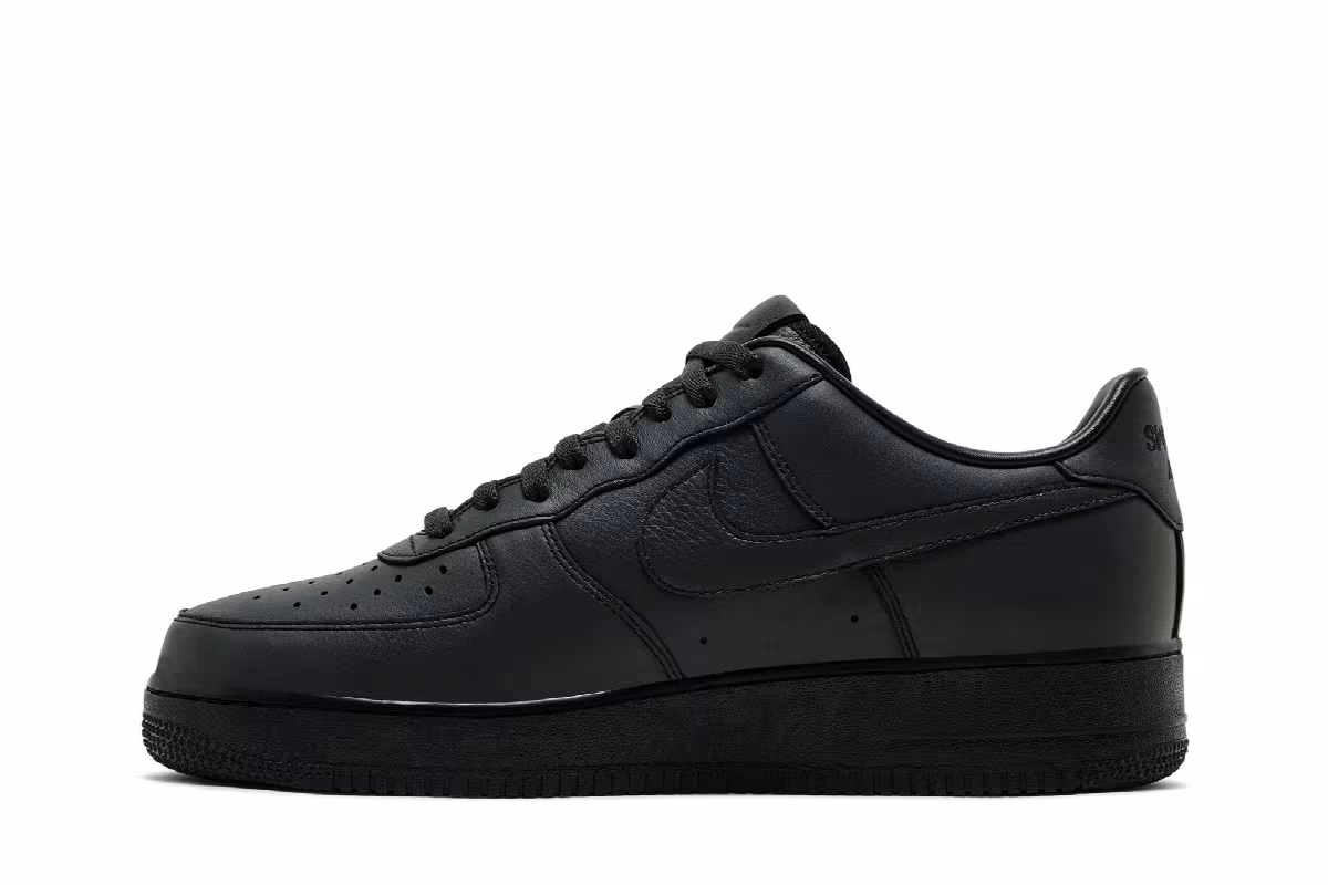 Nike Air Force 1 Low Smoke and Mirrors Pack - Triple Triple Black, view 4