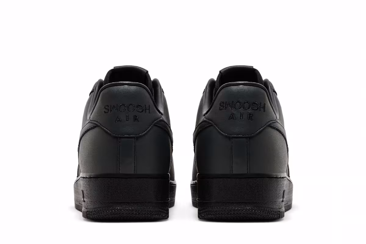 Nike Air Force 1 Low Smoke and Mirrors Pack - Triple Triple Black, view 7