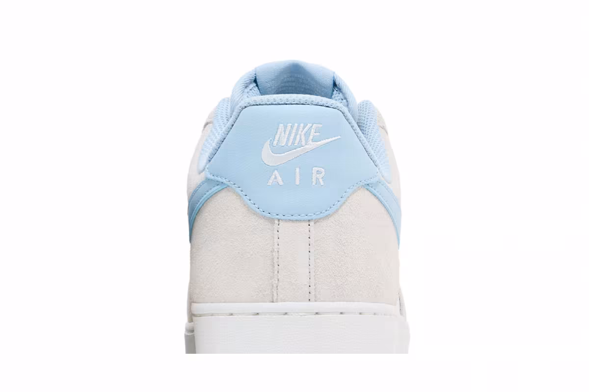 Nike Air Force 1 07 LV8 Light Bone Light Armory Blue, view 8