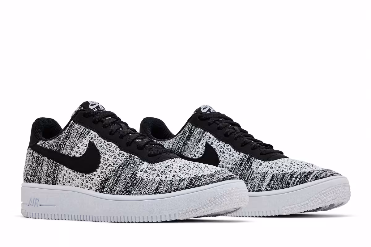 Nike Air Force 1 Flyknit Low 2.0 Oreo 2025, view 9