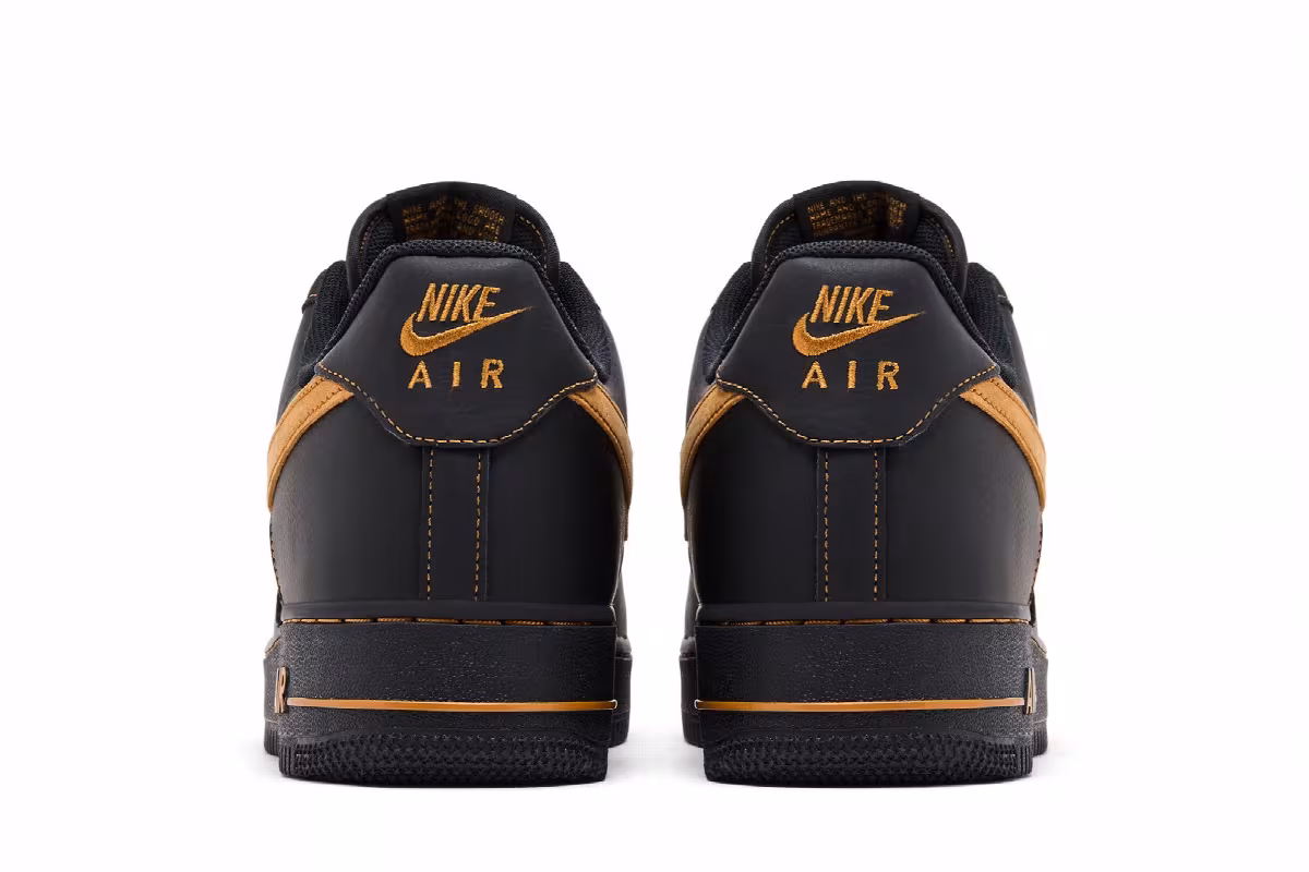 Nike Air Force 1 Black Tan, view 7