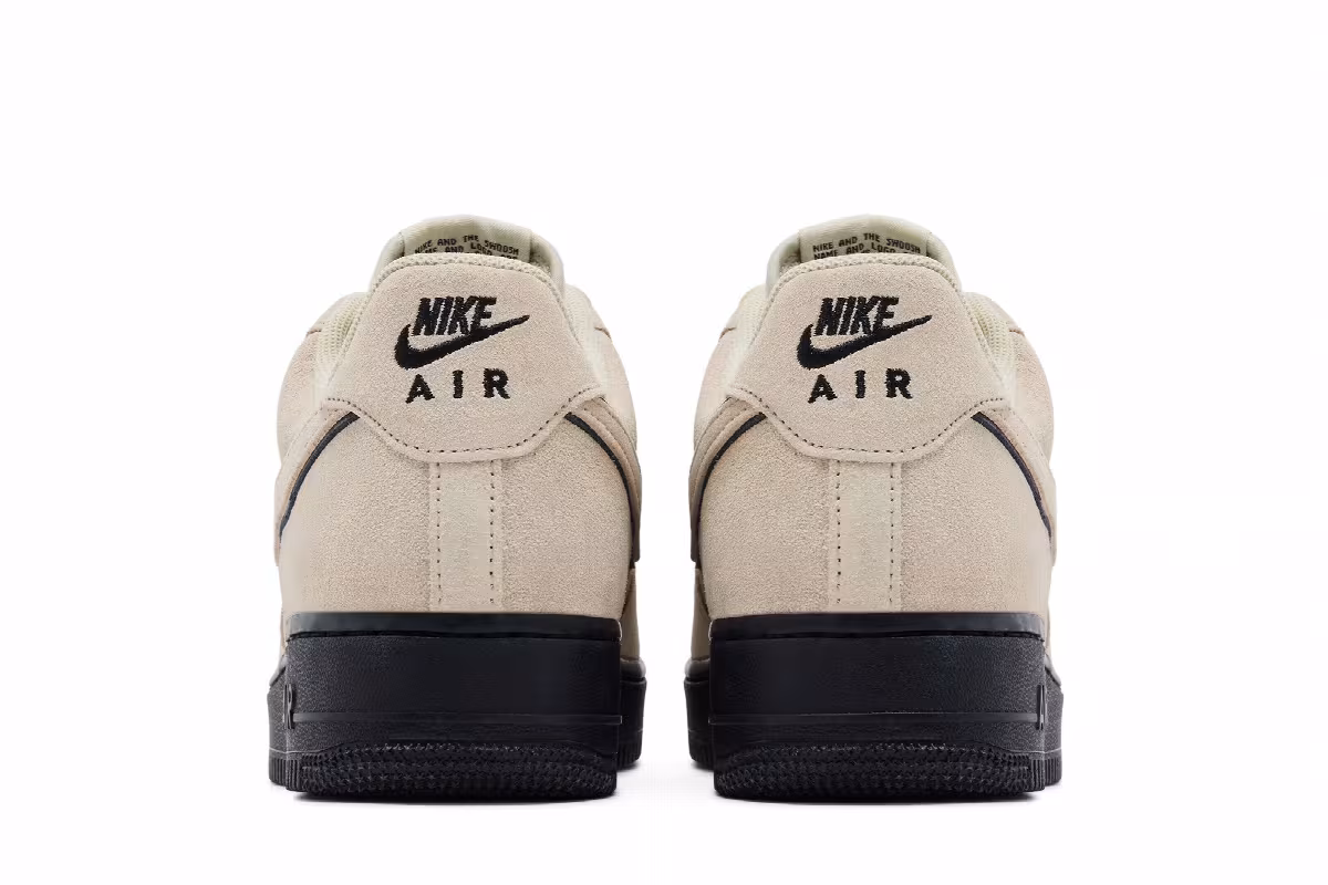 Nike Air Force 1 Light Khaki Suede, view 7