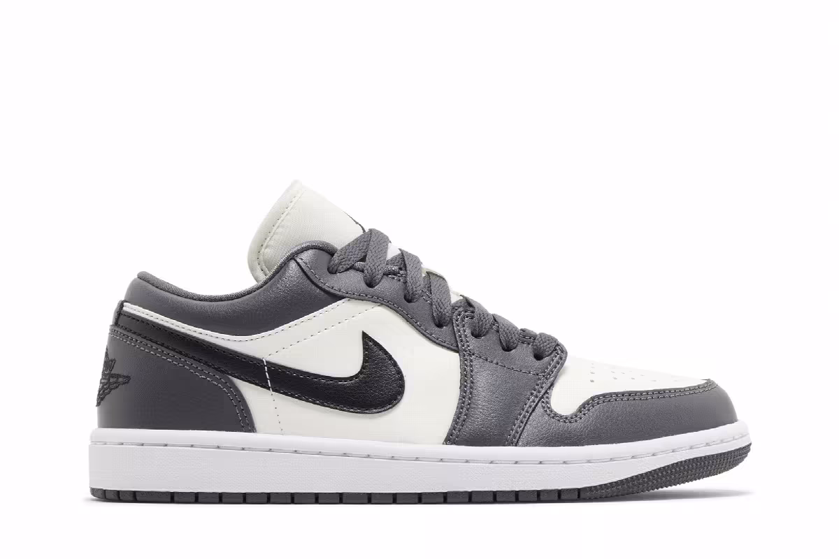 Women's Air Jordan 1 Low Dark Grey, view 2