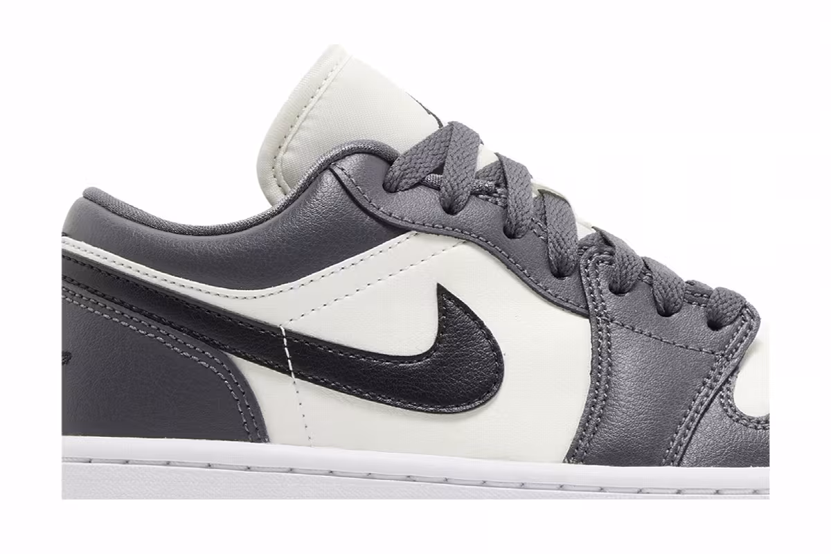 Women's Air Jordan 1 Low Dark Grey, view 3