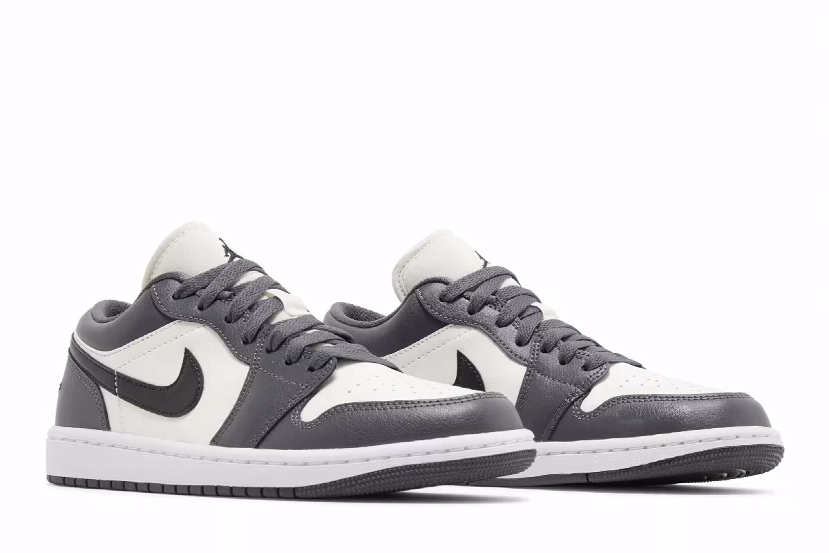 Women's Air Jordan 1 Low Dark Grey, view 9