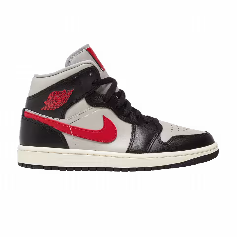 Wmns Air Jordan 1 Mid 'Black College Grey'