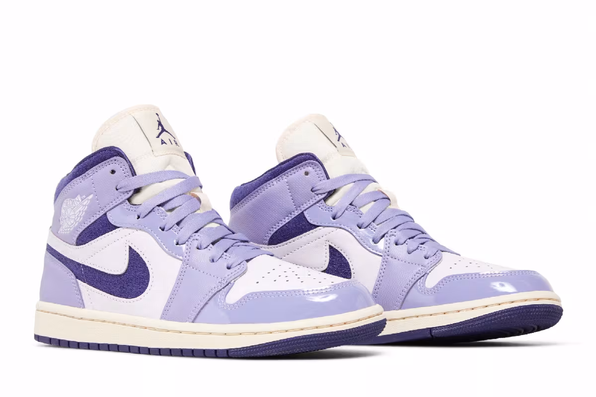 Women's Air Jordan 1 Mid SE Sky J Purple, view 9
