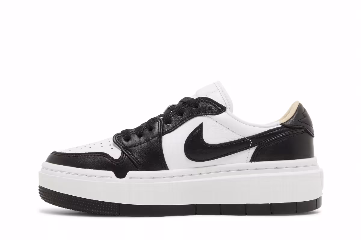 Women's Air Jordan 1 Elevate Low Black White, view 4