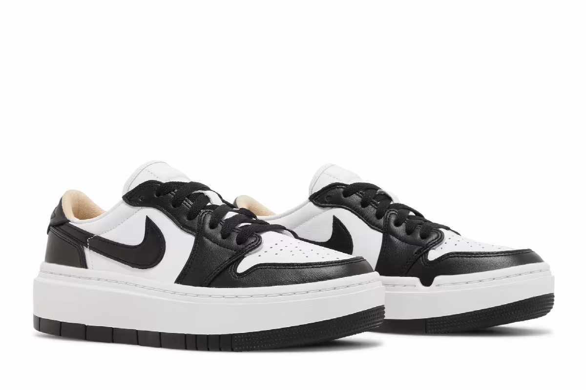 Women's Air Jordan 1 Elevate Low Black White, view 9