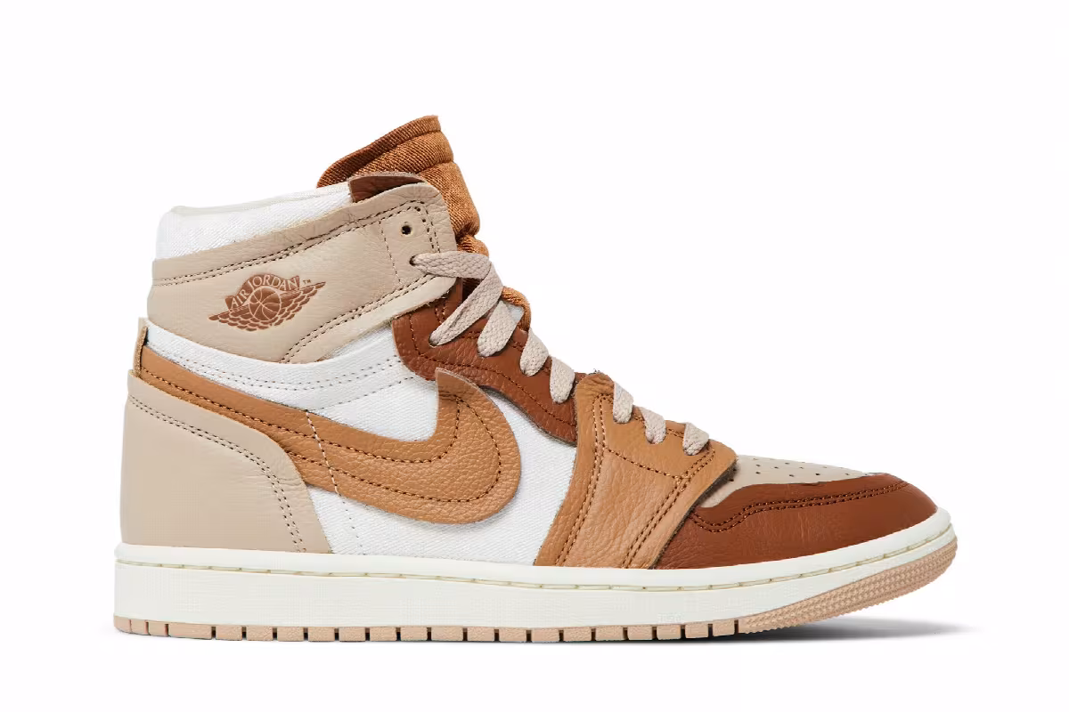 Women's Air Jordan 1 High Method of Make Legend Medium Brown, view 2