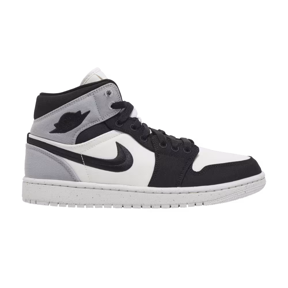 Women's Air Jordan 1 Mid SE Light Steel Grey Canvas