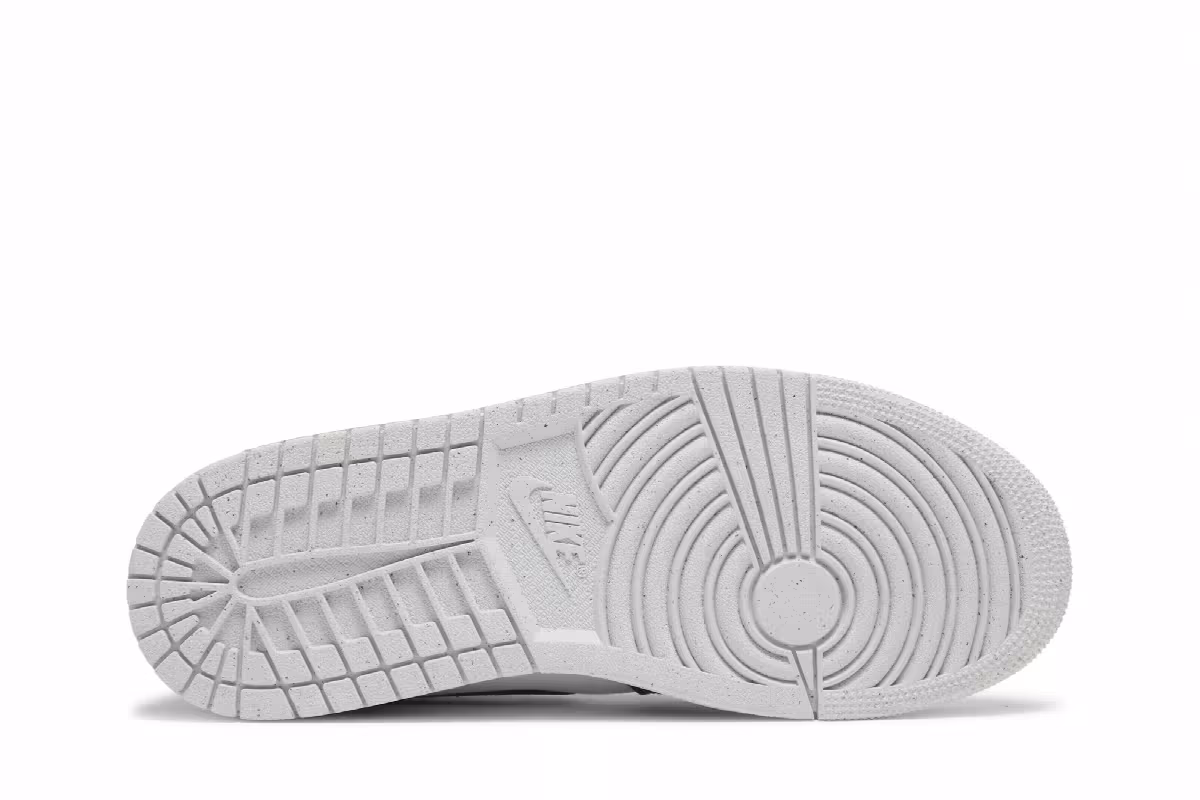 Women's Air Jordan 1 Mid SE Light Steel Grey Canvas, view 5