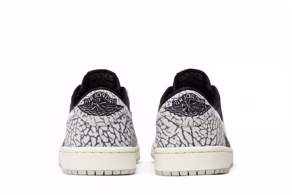 Women's Air Jordan 1 Low OG Black Cement, view 7