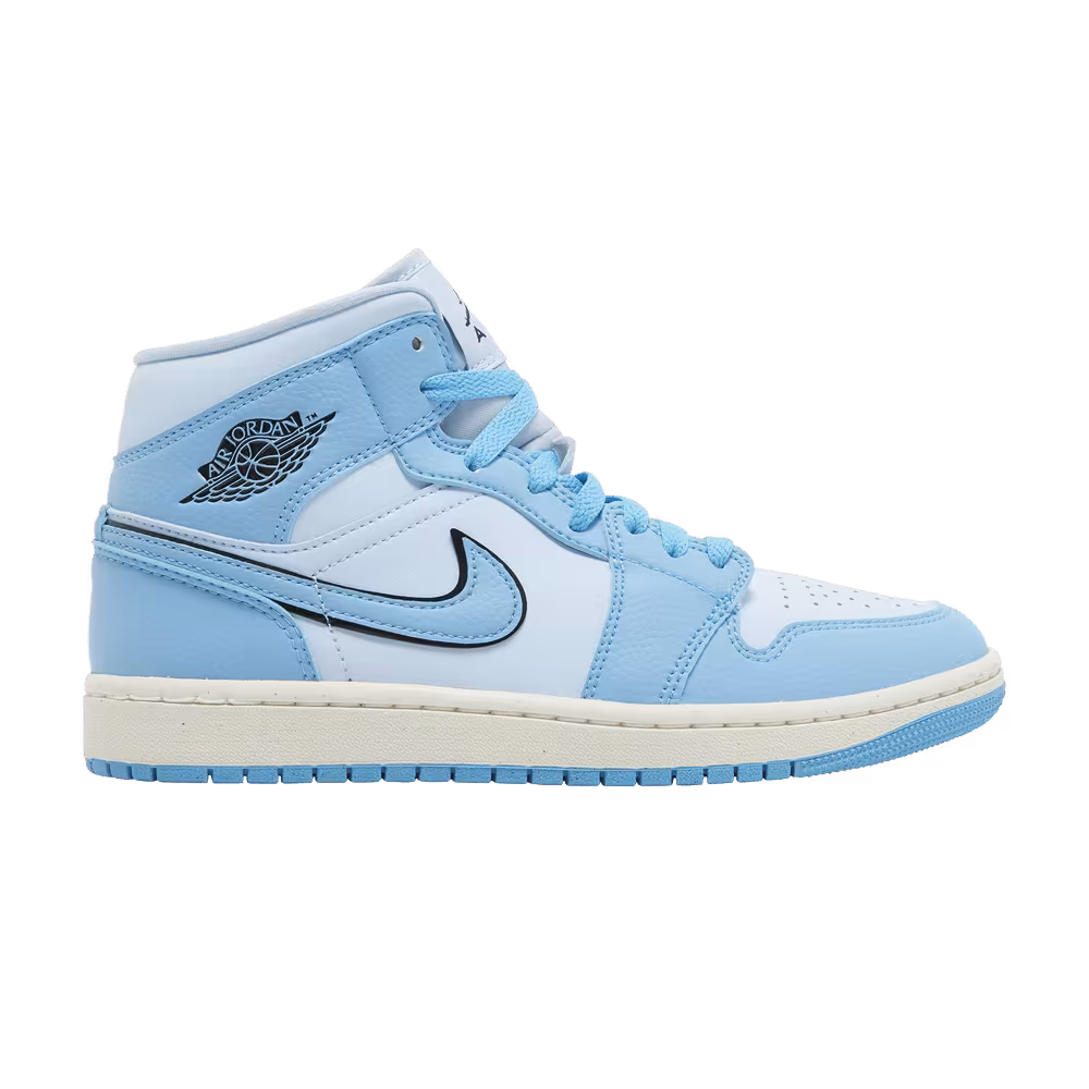 Women's Air Jordan 1 Mid SE Ice Blue