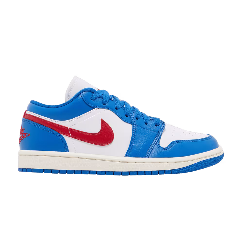Women's Air Jordan 1 Low Sport Blue Gym Red