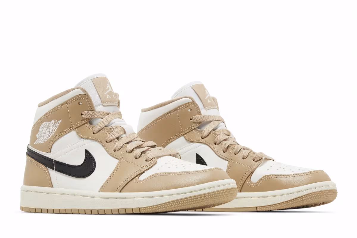 Women's Air Jordan 1 Mid Desert, view 9