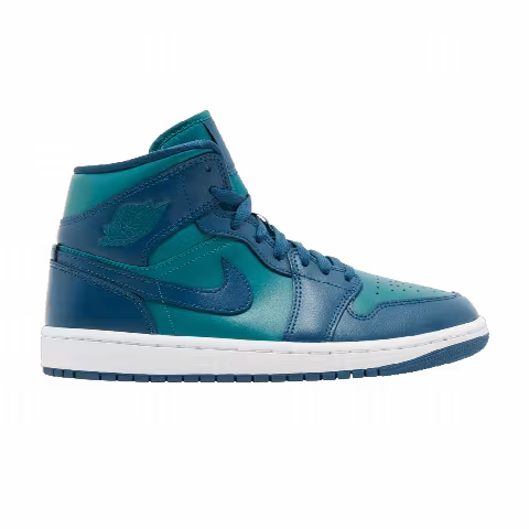 Wmns Air Jordan 1 Mid 'Teal French Blue'