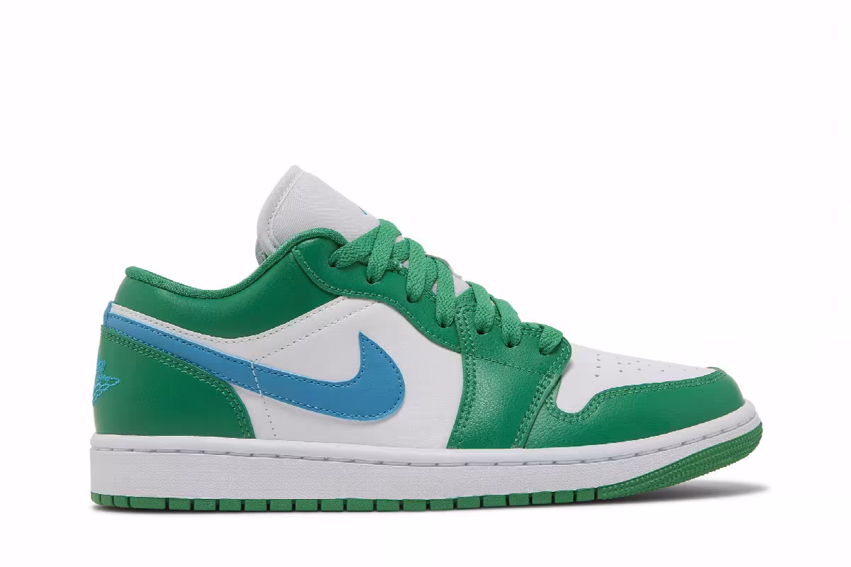 Women's Air Jordan 1 Low Lucky Green, view 2