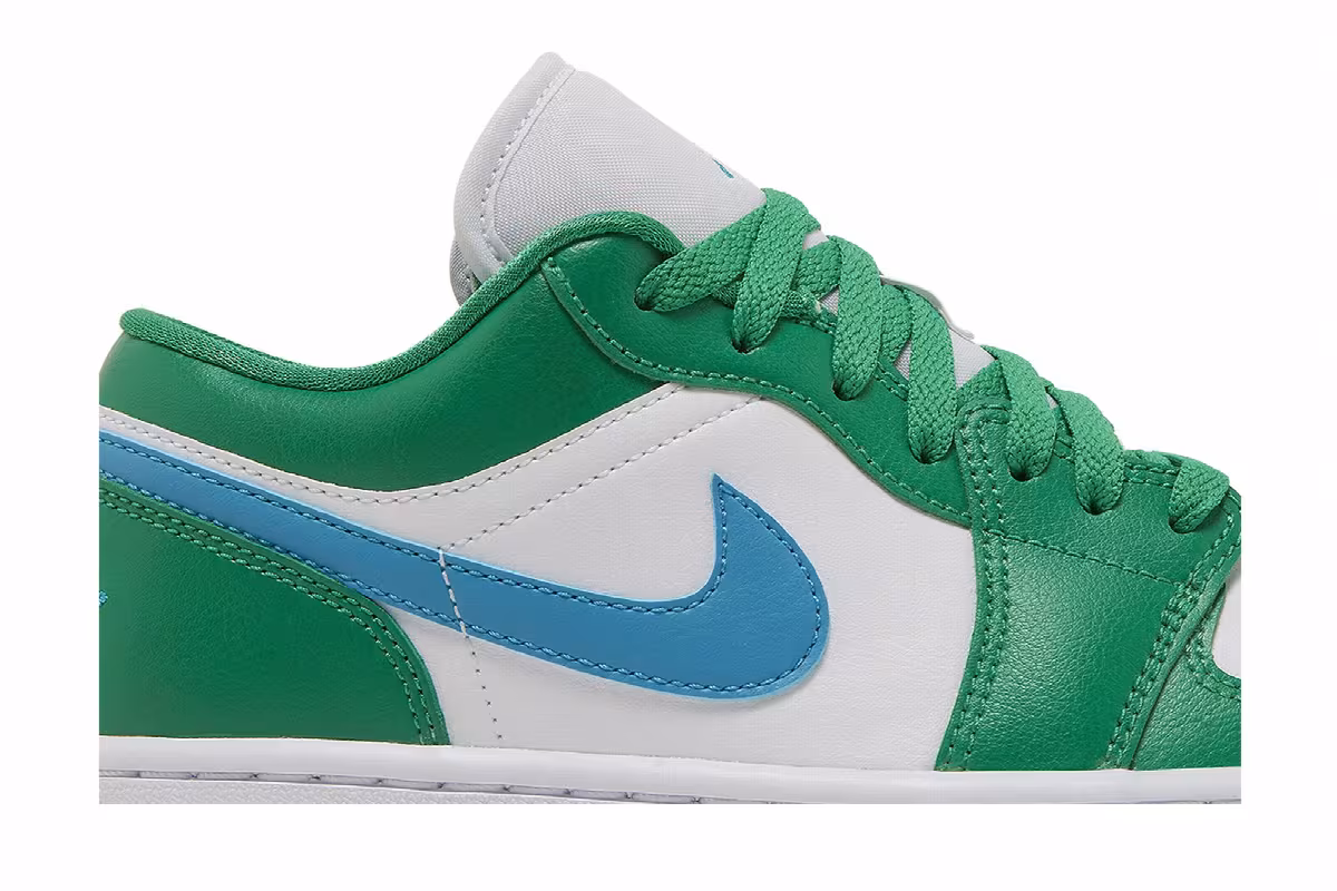 Women's Air Jordan 1 Low Lucky Green, view 3