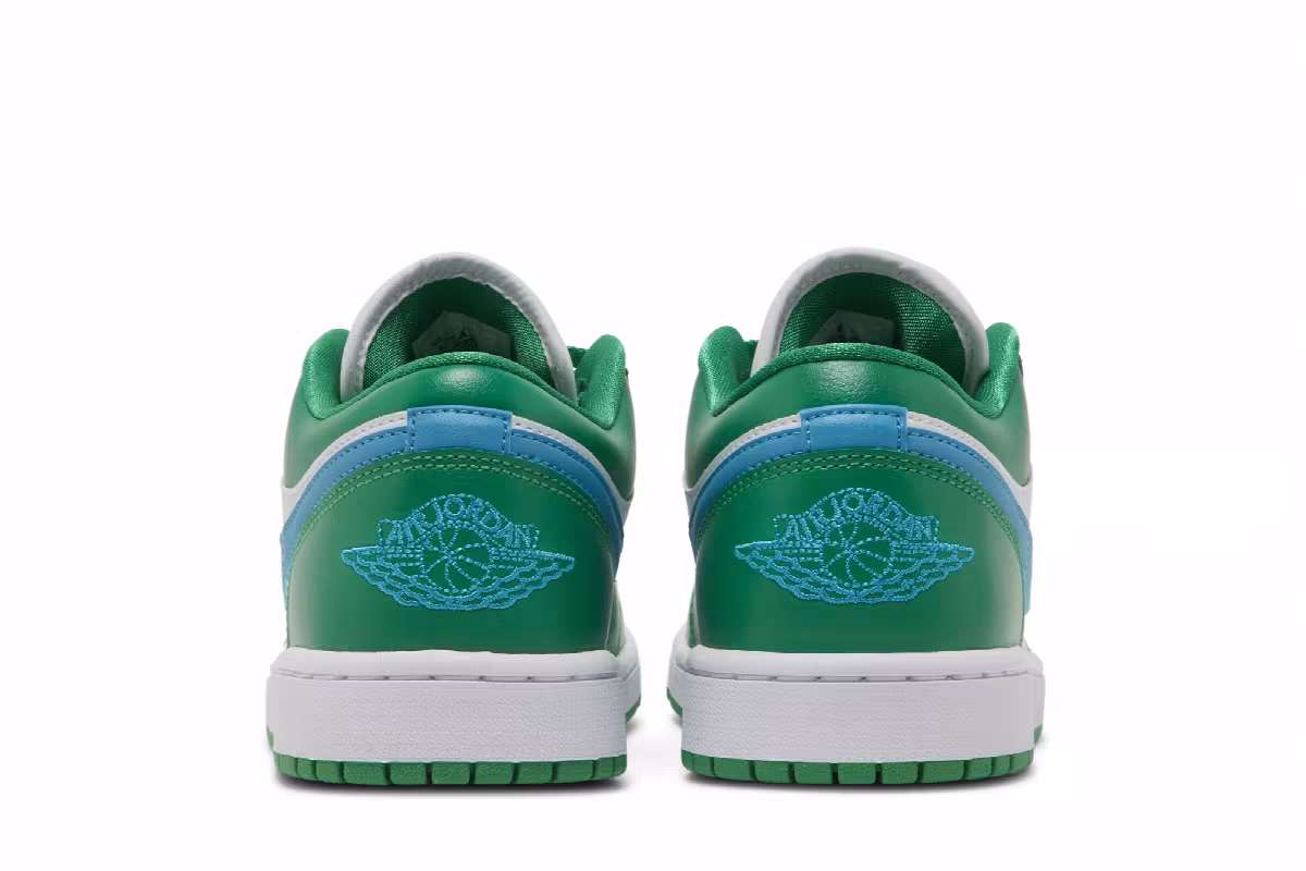 Women's Air Jordan 1 Low Lucky Green, view 7