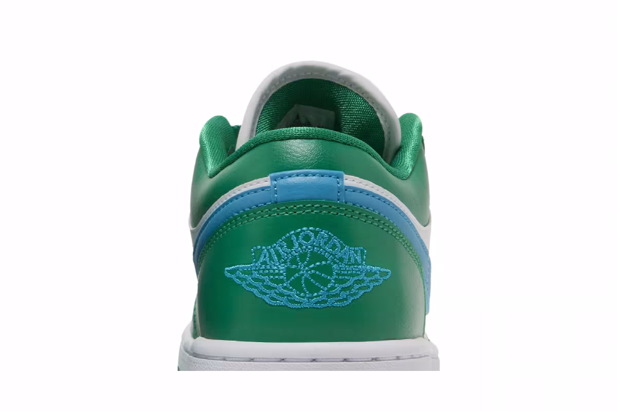 Women's Air Jordan 1 Low Lucky Green, view 8