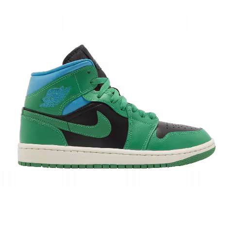 Wmns Air Jordan 1 Mid 'Lucky Green Aquatone'