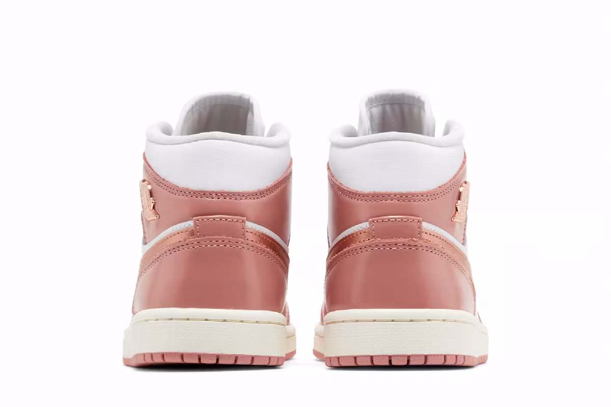 Women's Air Jordan 1 Mid SE Red Stardust, view 7