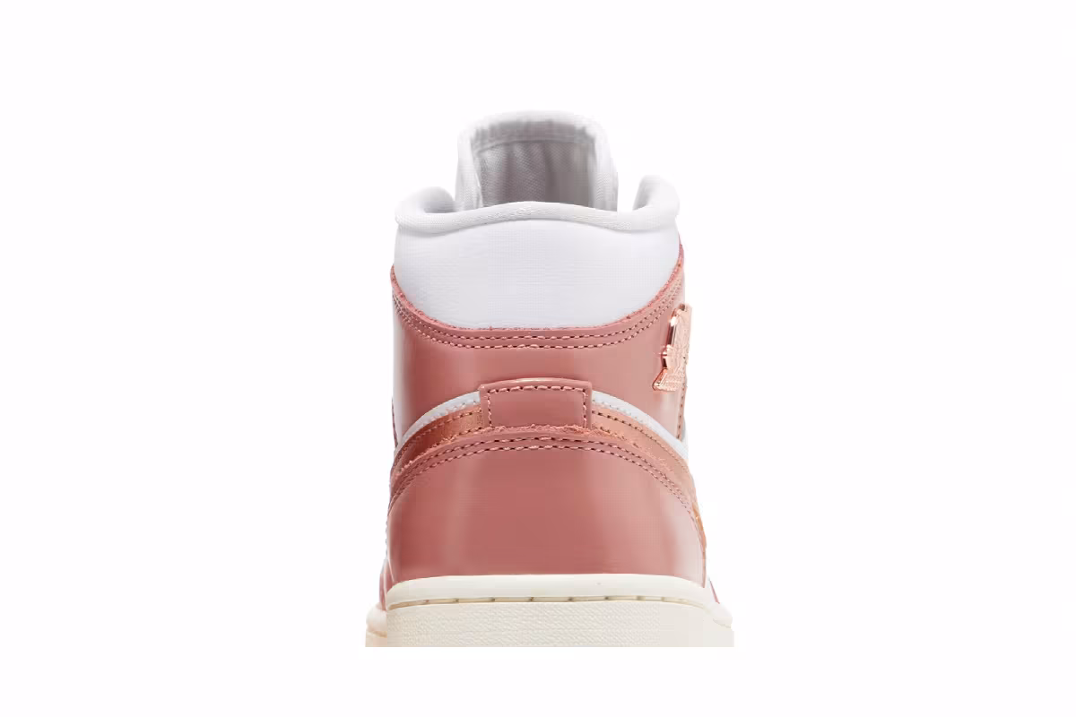Women's Air Jordan 1 Mid SE Red Stardust, view 8