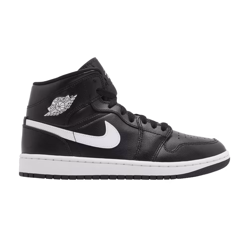Women's Air Jordan 1 Mid Black White