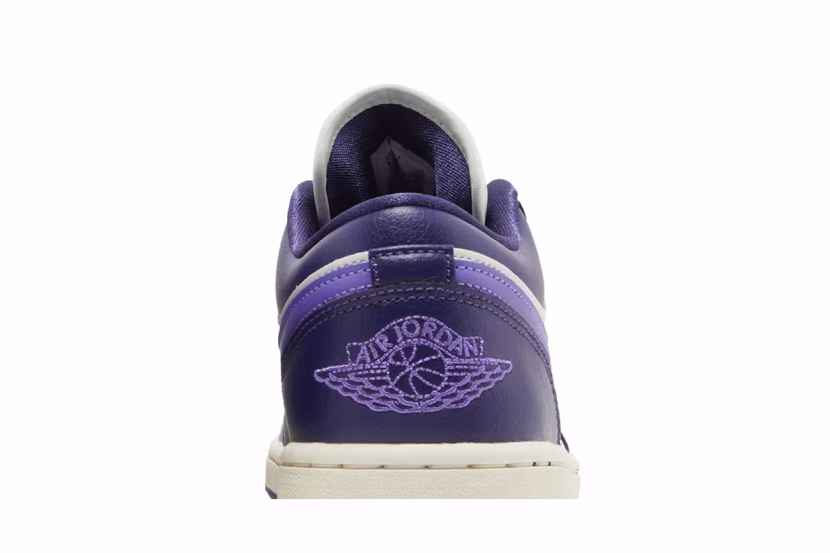 Women's Air Jordan 1 Low Sky J Purple, view 8