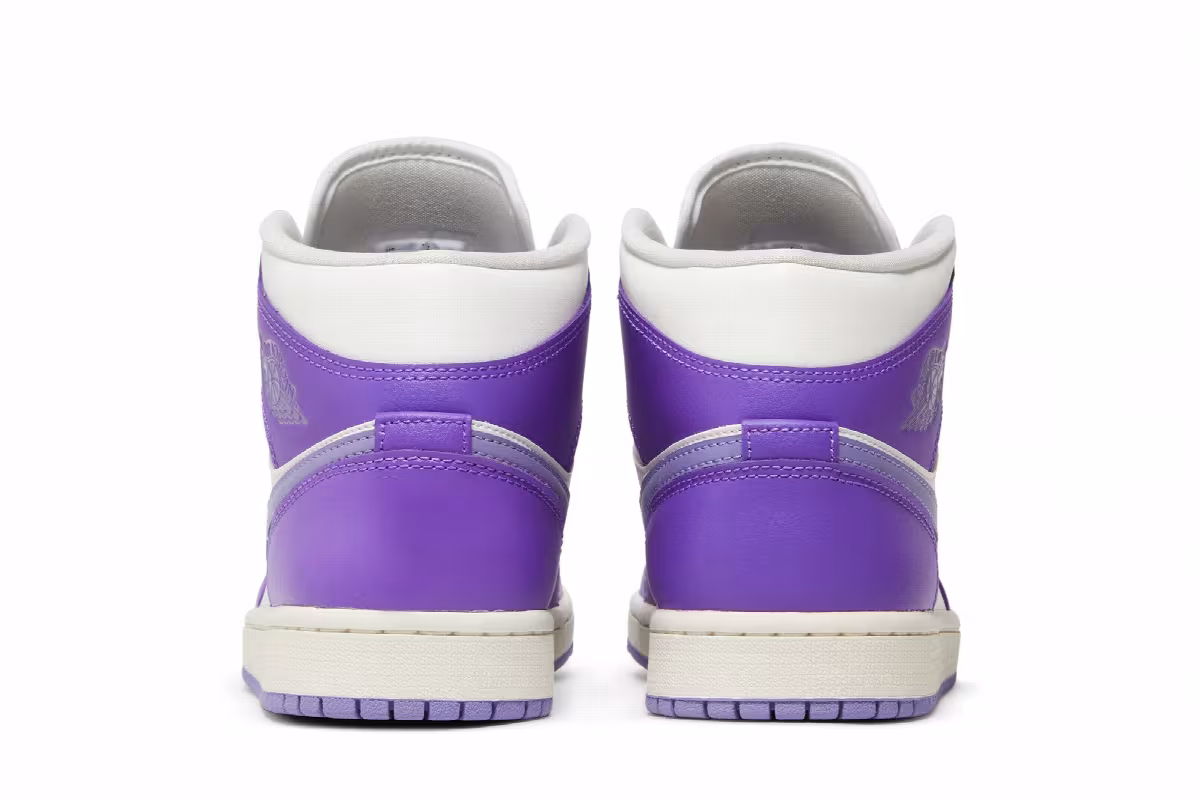 Women's Air Jordan 1 Mid Action Grape, view 7
