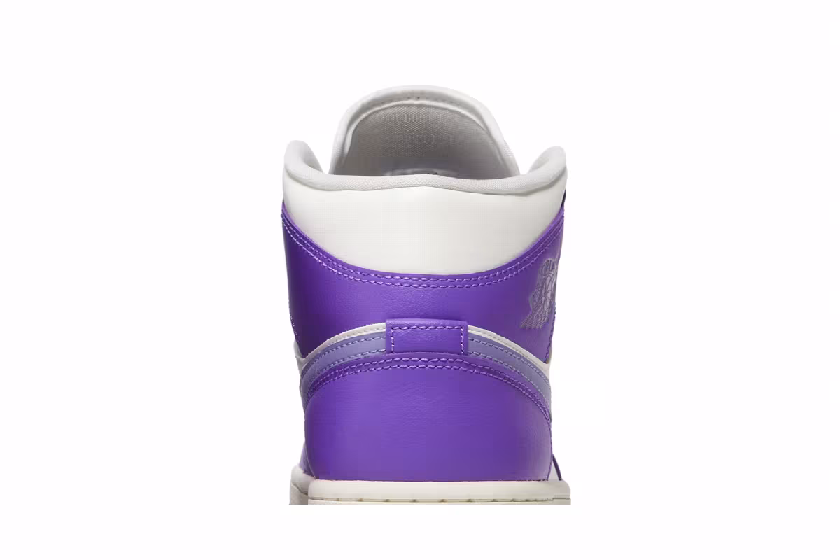 Women's Air Jordan 1 Mid Action Grape, view 8