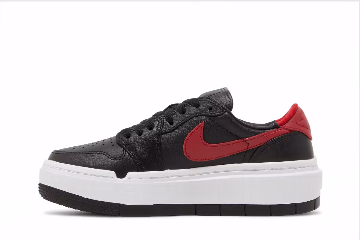 Women's Air Jordan 1 Elevate Low Black Gym Red, view 4