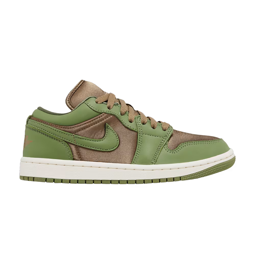 Women's Air Jordan 1 Low SE Olive Brown Kelp