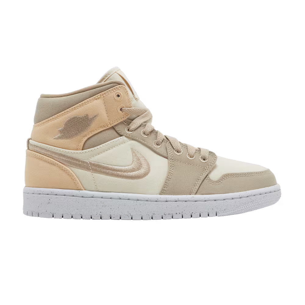 Women's Air Jordan 1 Mid SE Muslin Canvas