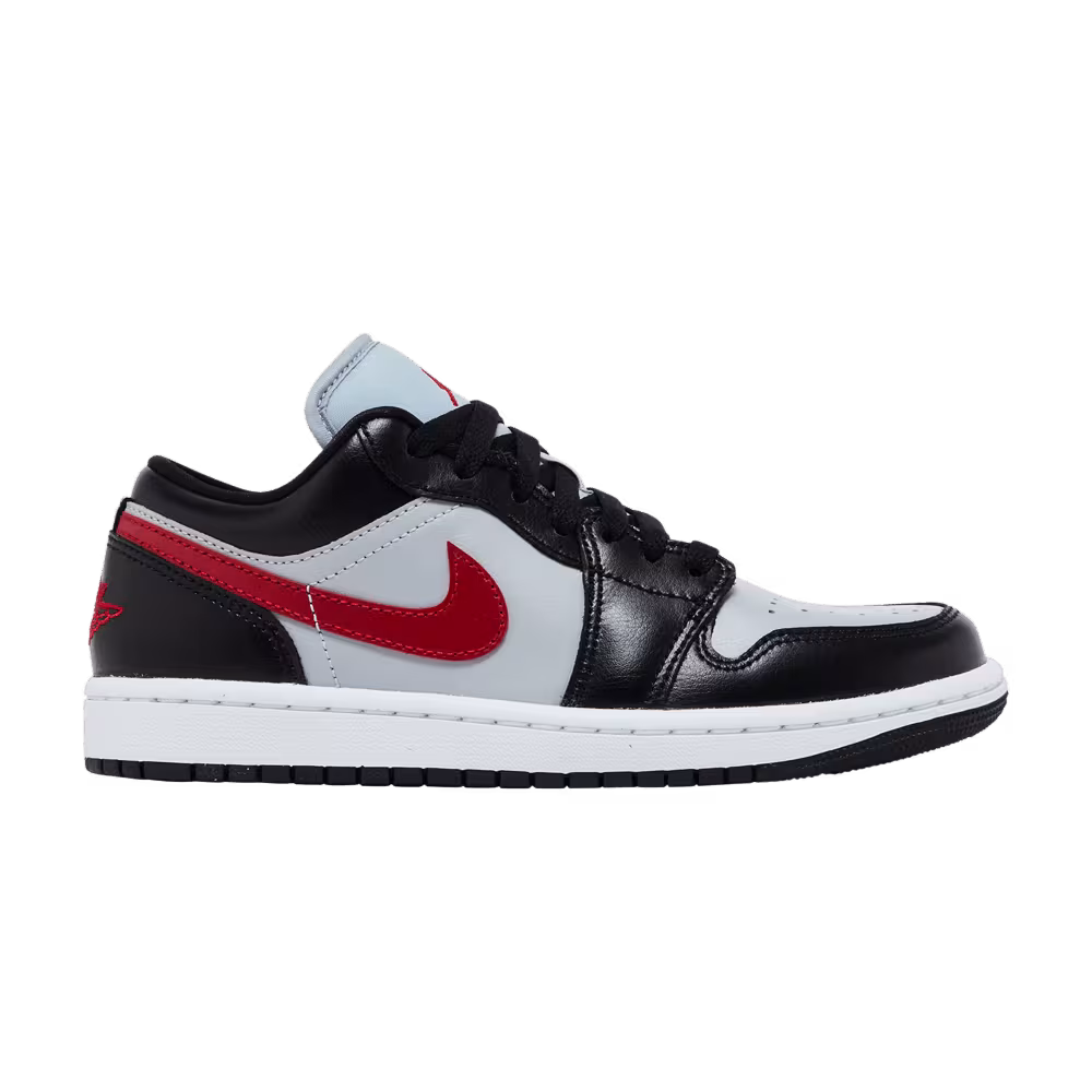 Women's Air Jordan 1 Low Wolf Grey Gym Red
