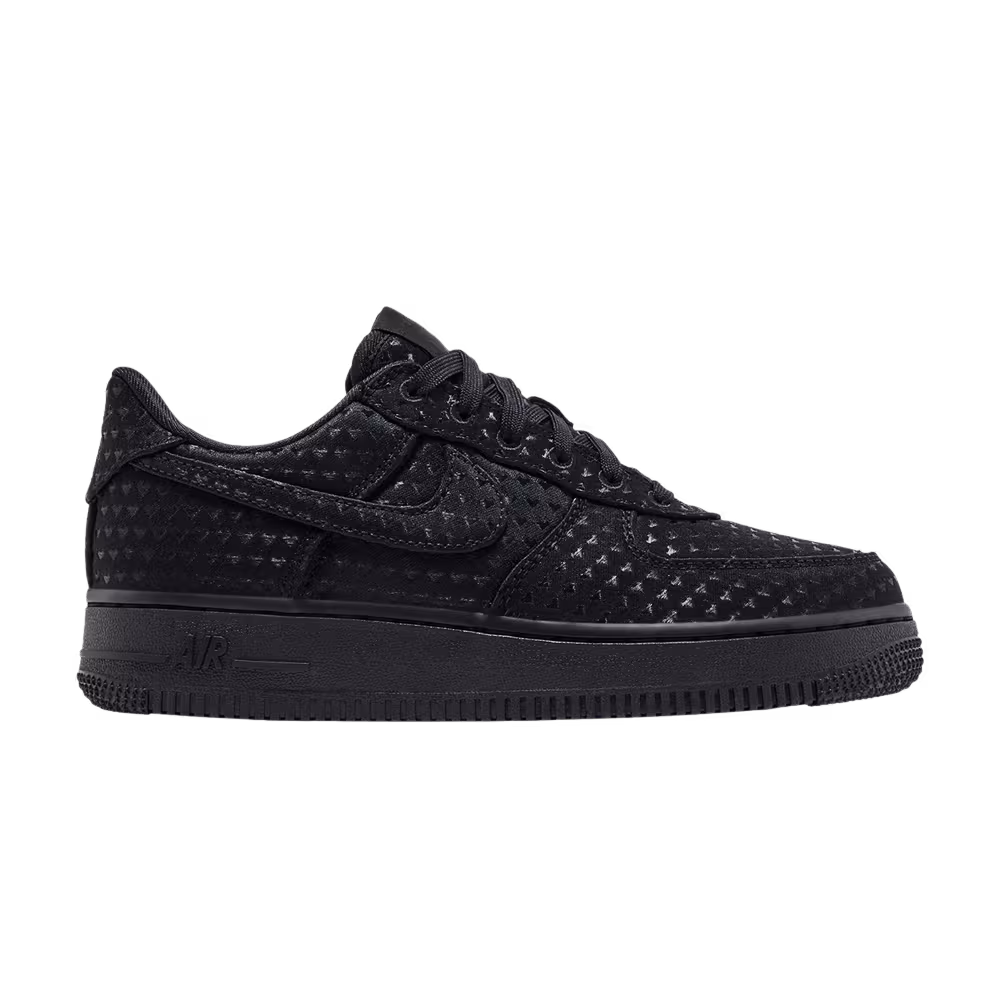 Nike Women's Air Force 1 Low Valentine's Day Triple Black 2026