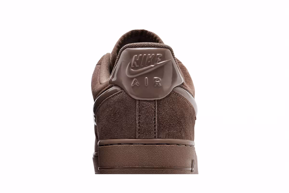 Nike Women's Air Force 1 Mink Brown Black, view 8