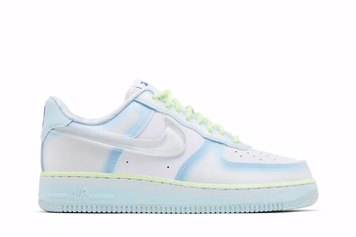 Serena Williams Design Crew x Nike Women's Air Force 1 Psychic Blue, view 2