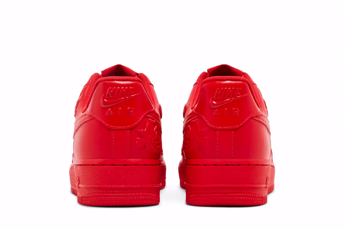 Nike Women's Air Force 1 Red Roses, view 7