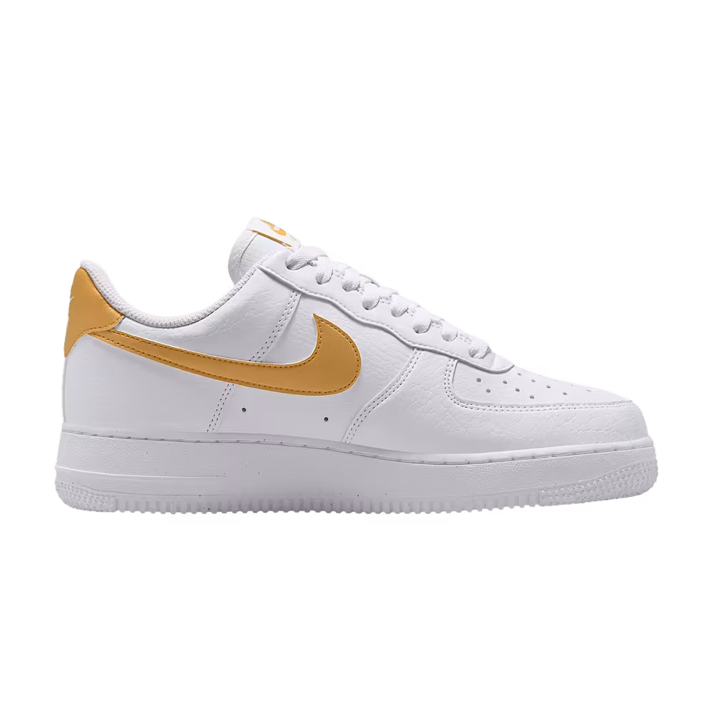 Nike Women's Air Force 1 White Metallic Gold'