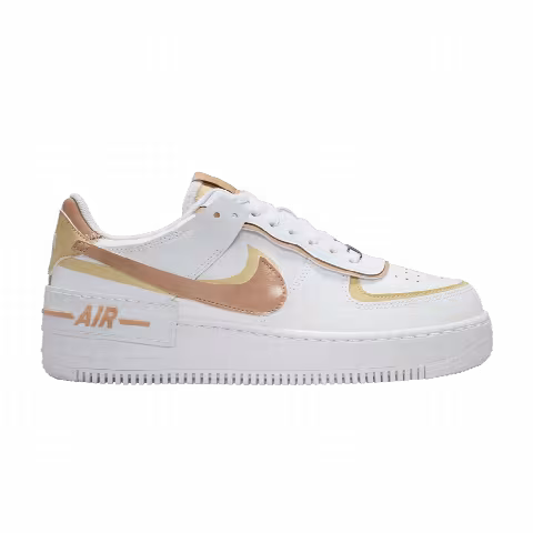 Nike Wmns Air Force 1 Shadow 'White Team Gold Hemp'